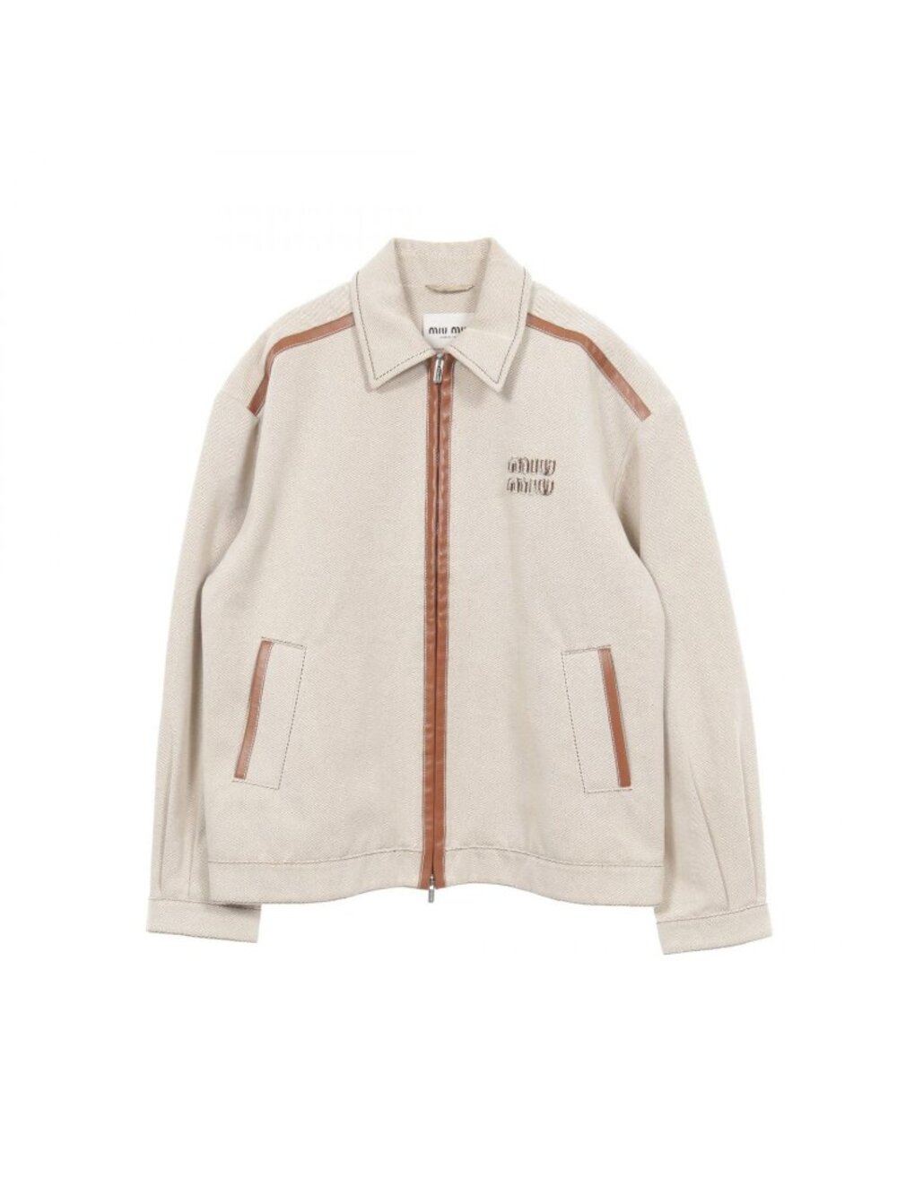 Miu Miu Jacket Jacquard Canvas Cotton